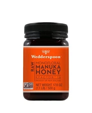 WEDDERSPOON NEW ZEALAND RAW MANUKA HONEY KFACTOR 16+ 1.1Lb 500g 17.6oz Kosher