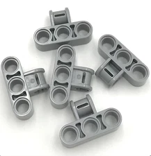 Lego New Light Bluish Gray Technic Axle and Pin Connector Perpendicular Triple