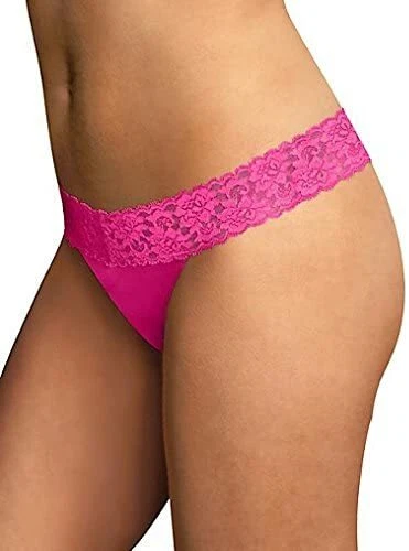 Maidenform 内衣梦幻花边丁字裤内裤,内裤,内衣 L/XL(5 件) — 第 2/4 张图片