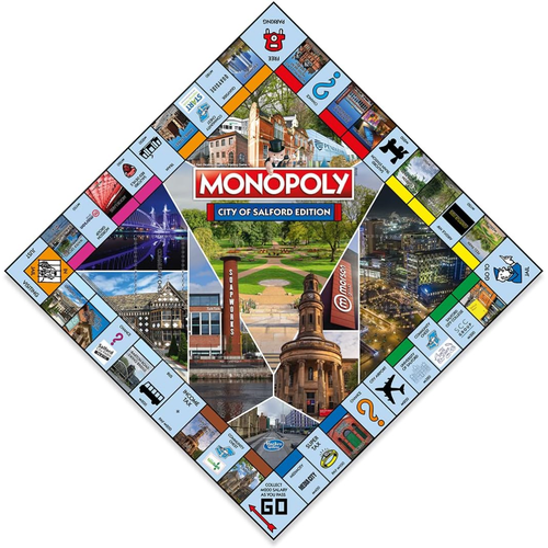 Monopoly City Of Salford Edition Board Game Winning Moves - Picture 2 of 5