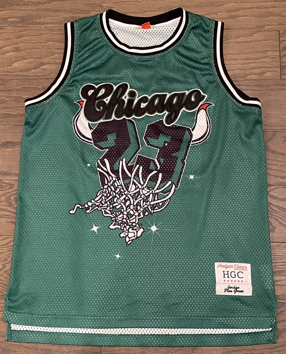 Headgear Classics Michael Jordan Pine Green Chicago Basketball