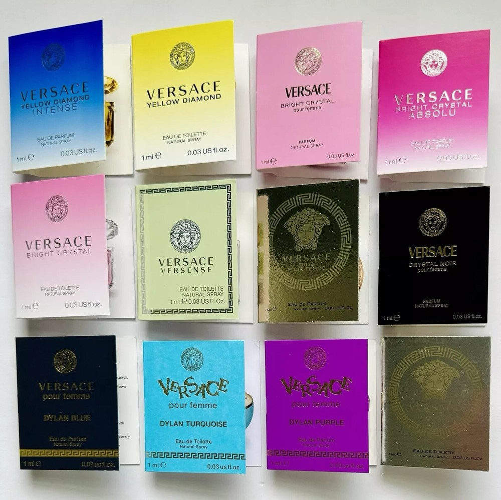 Versace Perfume Collection For Women Sample Size 12pc Set