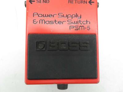 日本製 Japan BOSS PSM-5 Power Supply PSM5 Boss PSM-5 Power Supply & Master Switch Made in Japan Effects