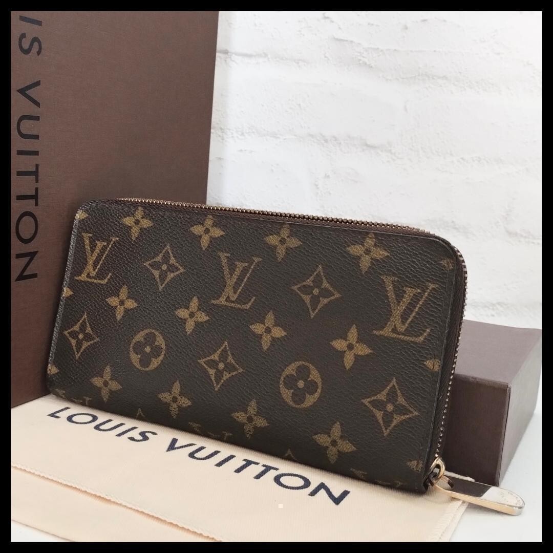 小物 Louis Vuitton 60017 Louis Vuitton Zippy Wallet Monogram Wallet M60017 Excellent from