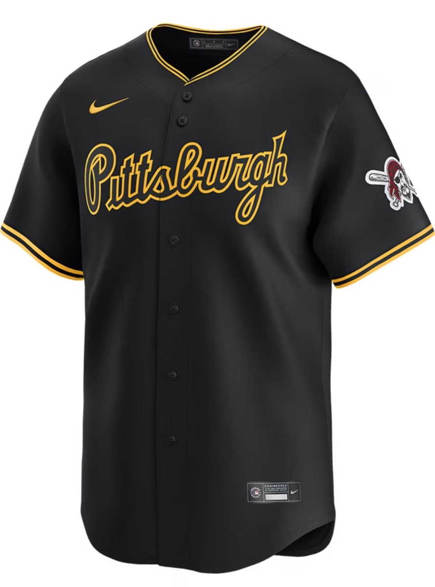 Pittsburgh Pirates Nike Black 2nd Alternate 2025 Official MLB