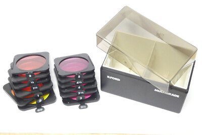 Ilford Multigrade Filter Set 12 Stück für Labor gebraucht