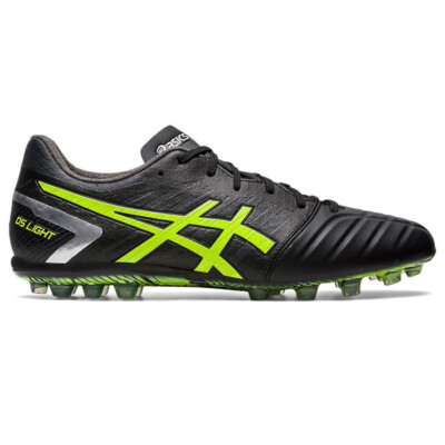 asics DS LIGHT 24.5㎝ ASICS Soccer Football Shoes DS LIGHT AG 1103A077 Black Yellow US6