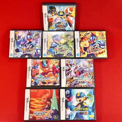 Lot 8 DS Rockman Megaman ZX Leo Dragon Pegasus Advent Exe Zero