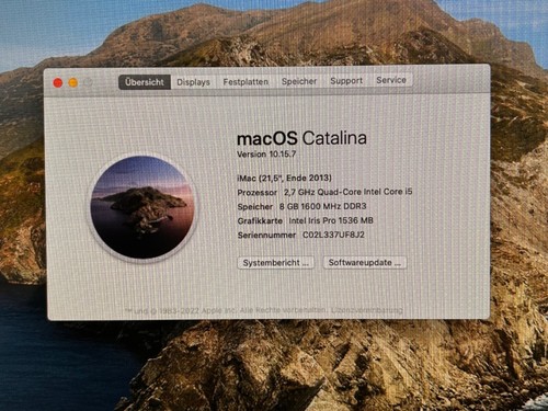 Apple iMac 21.5 Zoll Late 2013 8GB/1TB - Afbeelding 2 van 6