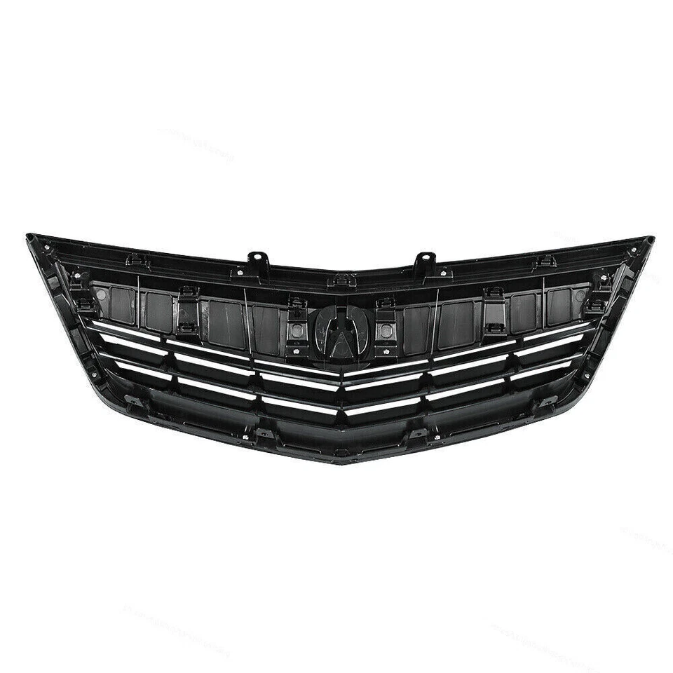 Parachoques delantero parrilla superior Fit 2011 2012 2013 2014 Acura TSX negro mate Foto 4 de 4