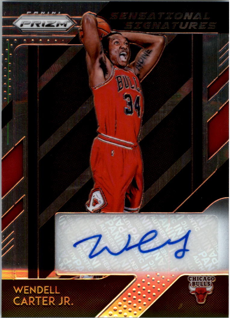 2018-19 Panini Prizm Sensational Signatures #67 Wendell Carter Jr. Auto - NM-MT