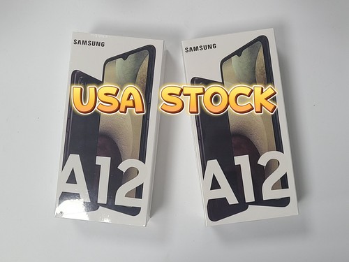 Samsung Galaxy A12 SM-A125U 32GB Black Smartphone New Network Unlocked US STOCK