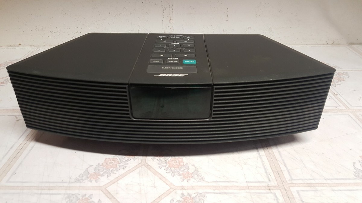 BOSE Wave Radio Model AWR1-1W AM/FM Alarm Clock Stereo Music NO