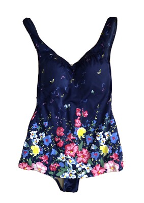 Vtg 50s 60s Swimsuit Floral Bathing Suit One Piece Skirt Larger Ebay Vtg 50s 60s Swimsuit Floral Bathing Suit One Piece Skirt Larger Ebay