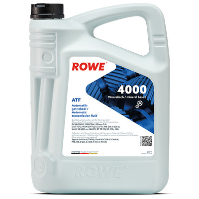 ROWE HIGHTEC ATF 4000 automatic transmission oil 5L for Ford MAN Mercedes Voith Volvo