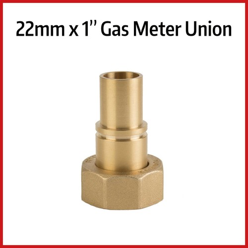 22mm x 1" Gas Meter Union Grooved Design Rubber Washer Gas