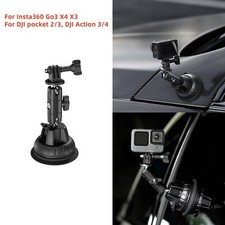 Vacuum Suction Cup Camera Fixed Base For Insta360 Go3 X4 X3 /For DJI pocket 2/3