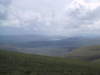 Photo 6x4 View from Green Lowther Hill Wanlockhead The Daer Reservoir can c2002