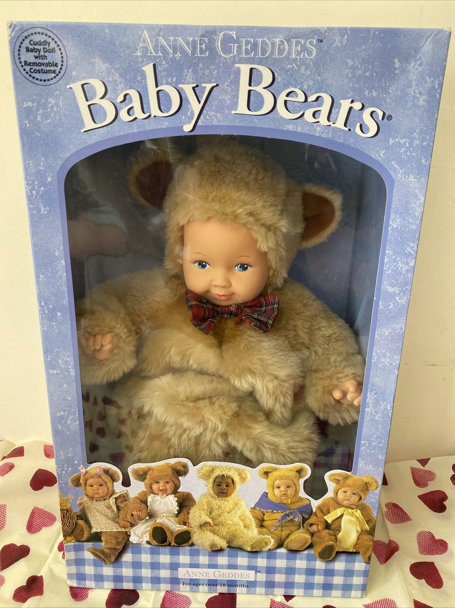 Rare Vintage 1997 Boxed Anne Geddes Baby Bears Collection 15