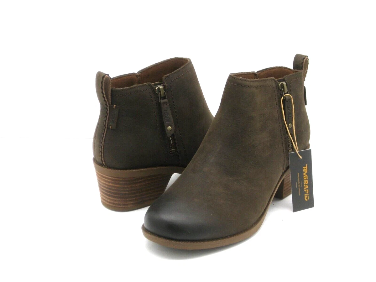TEVA ANAYA RR WOMEN ANKLE BOOTS LEATHER BROWN US 9 UK 7 EU 40 eBay