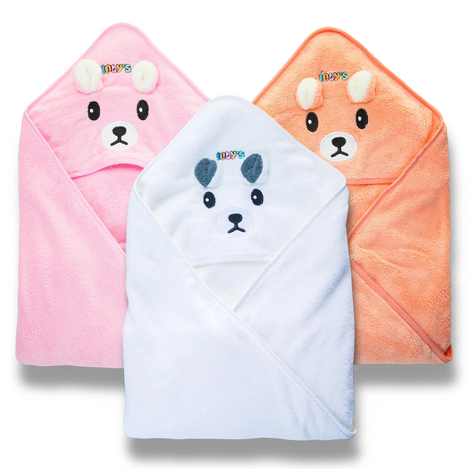 Ioly's Hooded Baby Bath Towels for Newborn Essentials 41" (Extra Large) Set of 3
Opens in a new wind