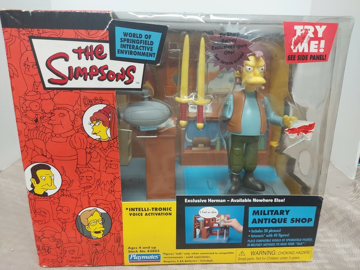 Playmates Toys The Simpsons Series 13 Playset Military
