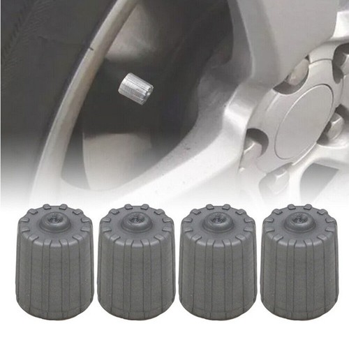 10x TPMS Dust Caps Grey Plastic Tyre Pressure Sensor Valve Caps Car Accessories - Picture 4 of 21