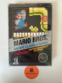 Mario Bros Arcade Nintendo Nes Game NTSC 5 Screw Version Boxed With Manual CIB