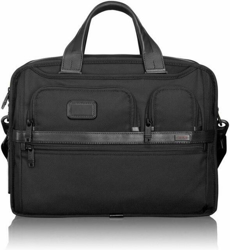 Tumi Black Alpha 2 FXT T-Pass Expandable Laptop Brief Bag Tumi Black Alpha 2 FXT T-Pass Expandable Laptop Brief Bag