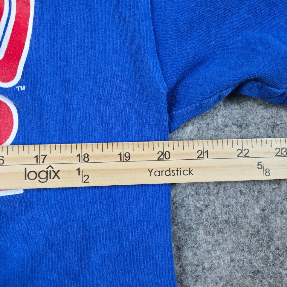 Vtg Chicago Cubs Prior #22 Jersey Style Shirt Size Medium MLB Baseball Blue - Image 4 of 4