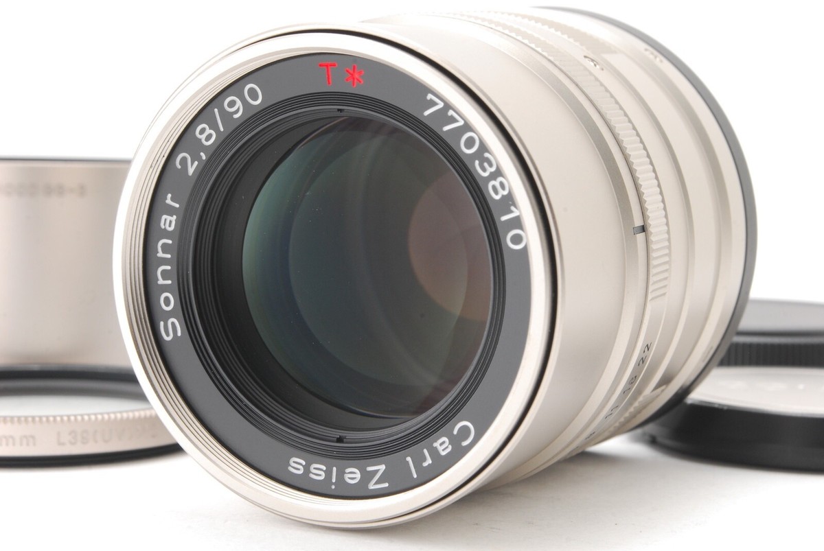 ケース付き美品 Contax Sonnar T* 90mm f/2.8 G MINT w/ Case ] Contax Carl Zeiss Sonnar T* 90mm F2.8 Lens