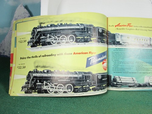 American Flyer 760 Crossing Signal, 1953 Catalog, (no cover) & 642 Brown Box Car - Picture 20 of 24