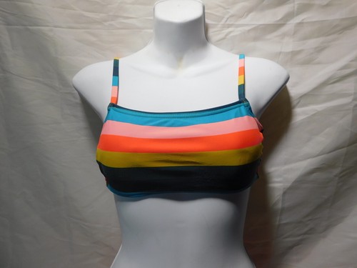 xhilaration Multi-color Bikini in size Top Med Bottom 10/12 - Picture 2 of 10