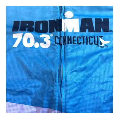Ironman 70.3 Connecticut Zoot Cycling Jersey S Blue Triathalon