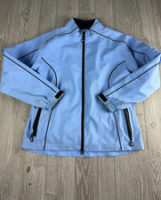 Footjoy Womens Lightweight Blue Jacket Size Large