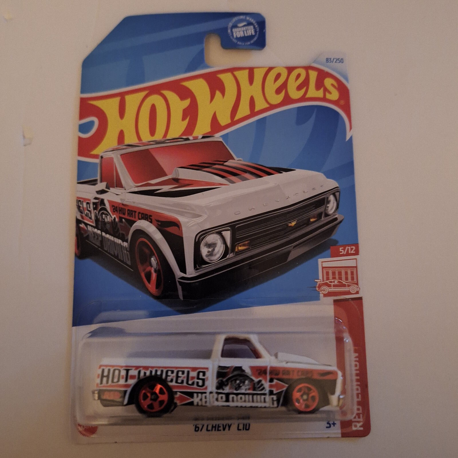 Hot Wheels Target Red Edition 1967 Chevy C10 Collectible Car
