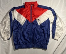 Vintage 90s PUMA Full Zip 100 Nylon Windbreaker Jacket Men's Small NICE