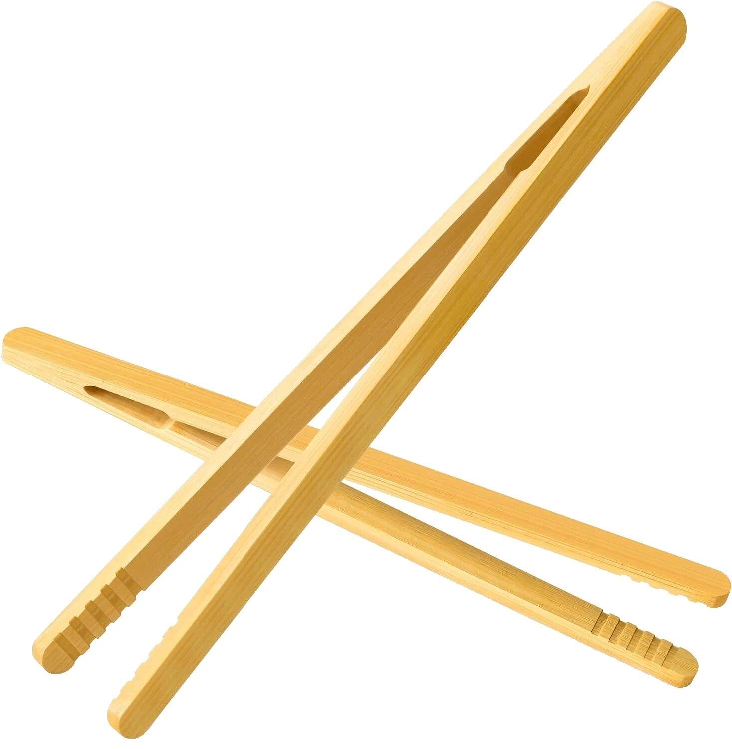 Pinzas de cocina de bambú
