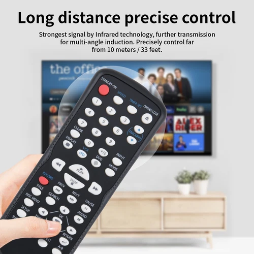 NB677 Remote Control For Magnavox DVD/CD Player DV220MW9B DV220MW9A CDV220MW9/F7 - Picture 3 of 5