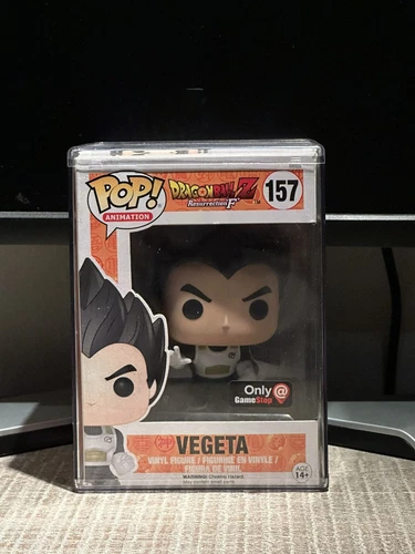 Funko Pop! Dragon Ball Z - Vegeta - (Black) 157 GameStop W/ Hard-Stack Protector