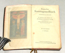 511  Römisches Sonntagsmeßbuch Lateinisch u Deutsch A. Schott Bihlmeyer Erstaufl
