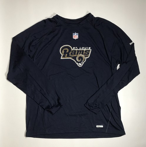 Reebok St. Louis Rams Long Sleeve Shirt Size Large | eBay