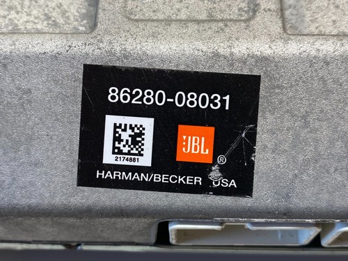 Amplificador de audio de sonido estéreo premium JBL Toyota Sienna 2011 2014 8628008031 - Imagen 2 de 5