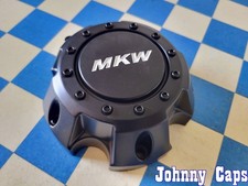 Mkw Wheels C-8018 . New Matte Black 5-lug Wheel Center Cap 38 Qty. 1