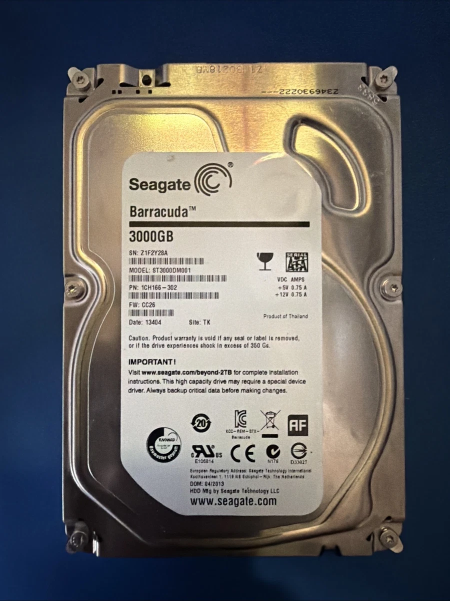 Seagate Barracuda St3000dm001 3tb for sale | eBay