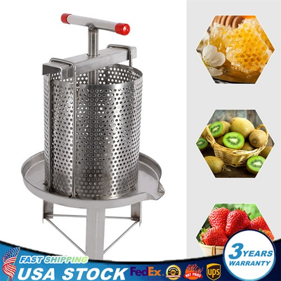 #ad Manual Stainless Steel Mesh Bee Honey Press Machine Beekeeping Home Portable New $101.42