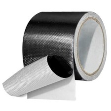 Waterproof Repair Tape for Fabric, Awning, RV Roof, 3 inch x 25FT Black