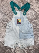 Vintage LEVIS My Little Levi  s Shortalls Size 24 Months USA Paper Tag READ
