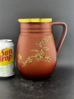 Rookwood 1884 Matte Glaze With Gold Trim 8” Pitcher, Signed, Minor Chip See Pics