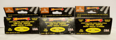 ARROW T25 #259 9/16'' 14mm Staples (3 Boxs/1000 per box)